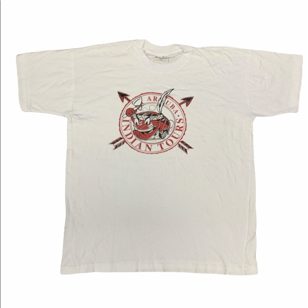 Vintage 1990s Aruba Indian Tours Single Stitch